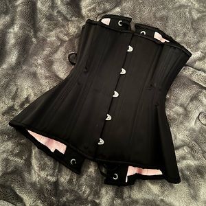 BRAND NEW!! What Katie Did Morticia Extreme Steel Boned Underbust Corset L4093